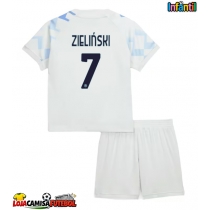 Camisa de Futebol Inter Milan Piotr Zielinski #7 Equipamento Secundário Infantil 2025-26 Manga Curta (+ Calças curtas)